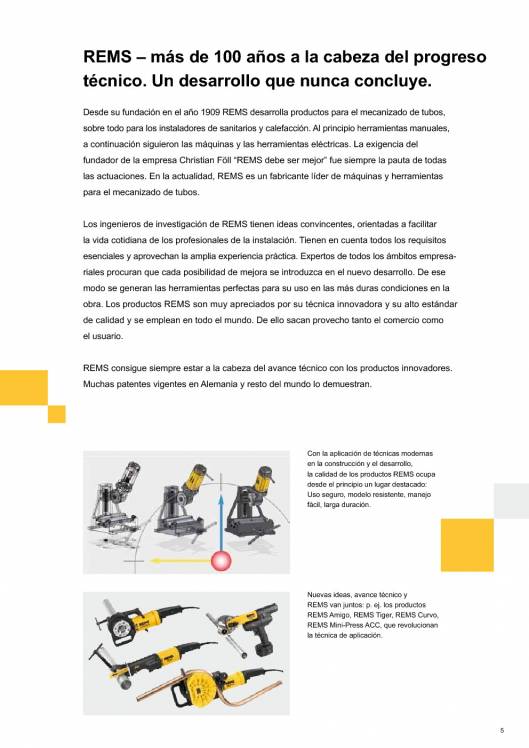 Catálogo general REMS 2015 5 Catálogo general REMS 2015 5