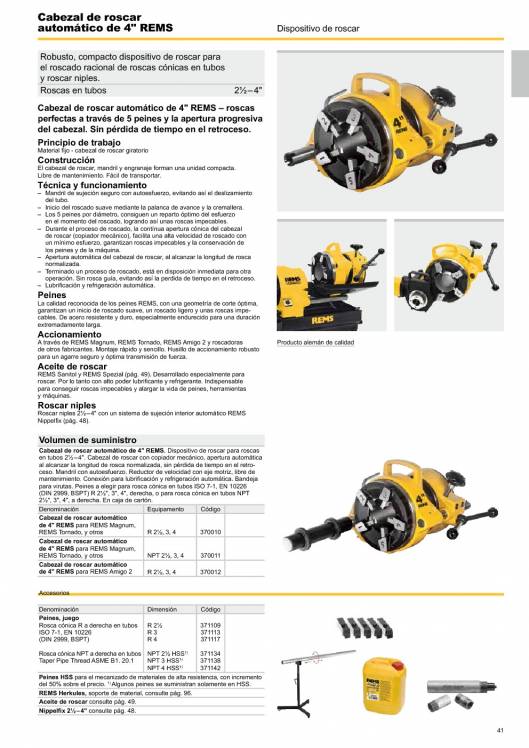 Catálogo general REMS 2015 41 Catálogo general REMS 2015 41