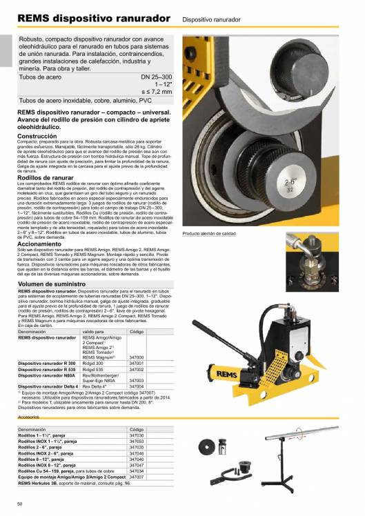 Catálogo general REMS 2015 50 Catálogo general REMS 2015 50