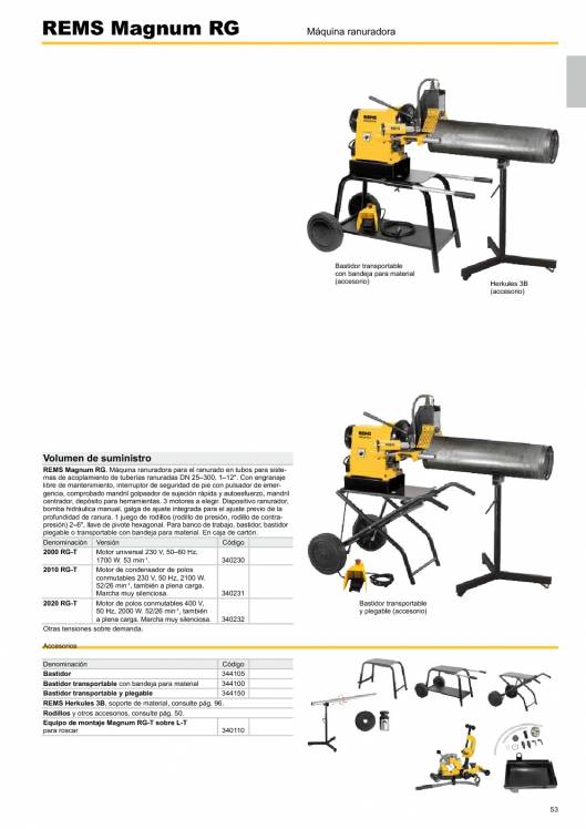 Catálogo general REMS 2015 53 Catálogo general REMS 2015 53