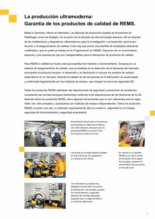 Catálogo general REMS 2015 7 Catálogo general REMS 2015 7