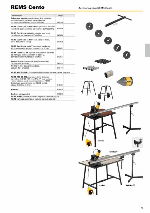 Catálogo general REMS 2015 79 Catálogo general REMS 2015 79