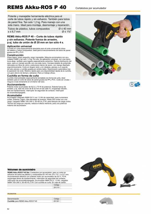 Catálogo general REMS 2015 82 Catálogo general REMS 2015 82