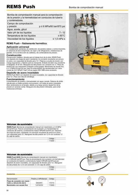 Catálogo general REMS 2015 98 Catálogo general REMS 2015 98