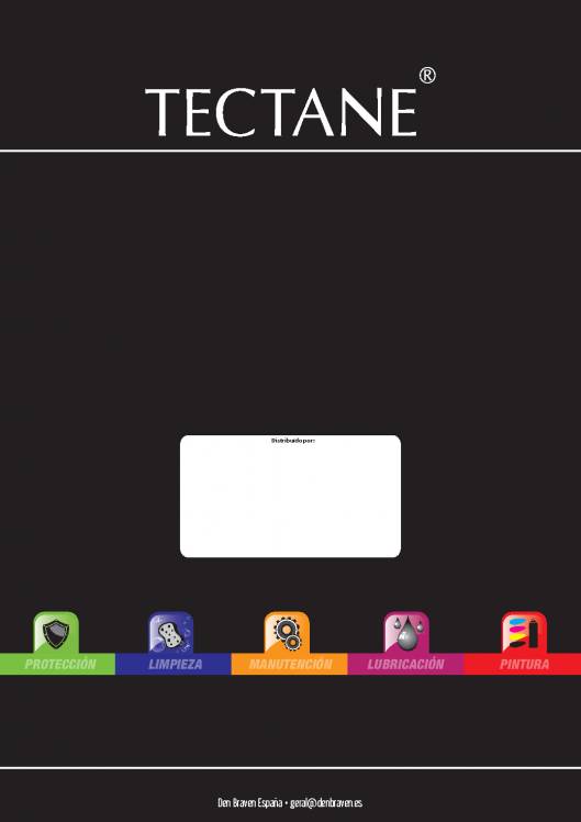 Catálogo general de sprays TECTANE 2014 8