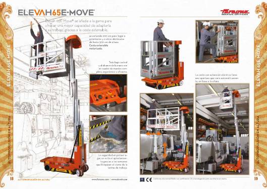 Catálogo de plataformas elevadoras ELEVAH 11
