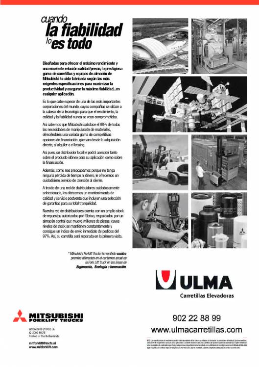 Catálogo de transpaleta eléctrica de conductor montado de pie MITSUBISHI PBR 4