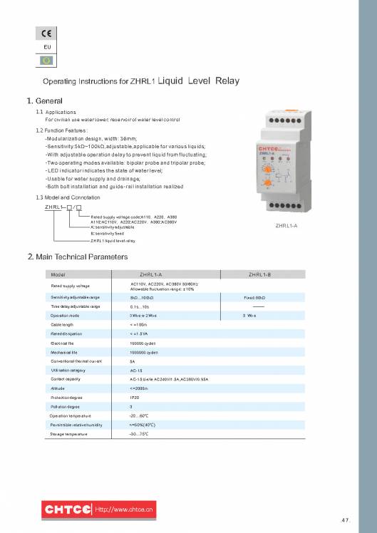 CHTCE. Micro-control product selection manual 49