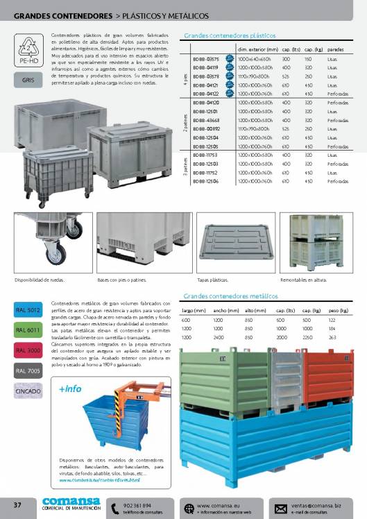 Catalogo general de COMANSA 37