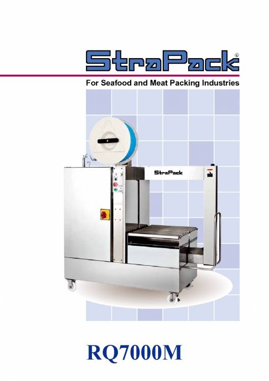 COMOSA STRAPP RQ7000M. Side-Seal Model for Seafood and Meat Packing Industries. 1