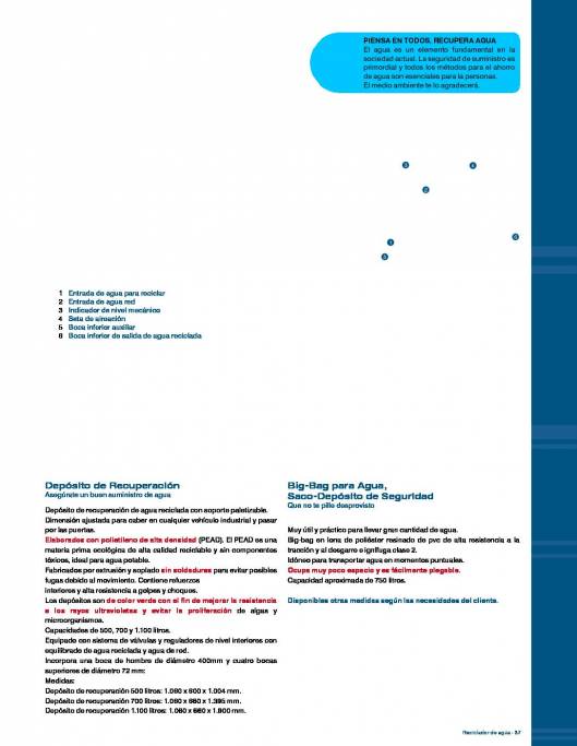 CYCLE. Equipo de filtrado de agua. 2