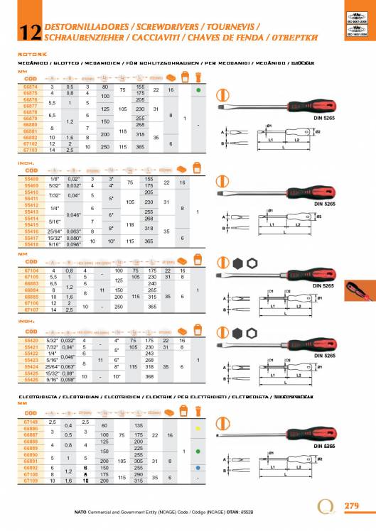 Destornilladores de EGA MASTER. 11