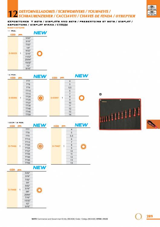 Destornilladores de EGA MASTER. 21