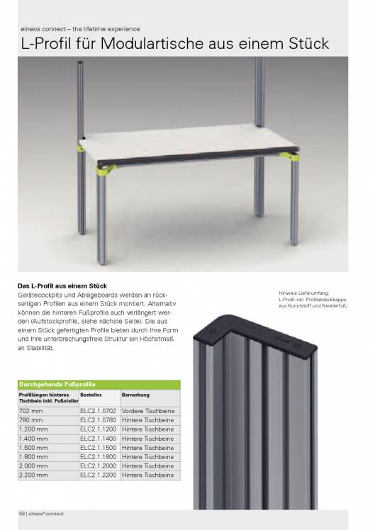 Catálogo ELNEOS CONNECT Bancos de trabajo 59