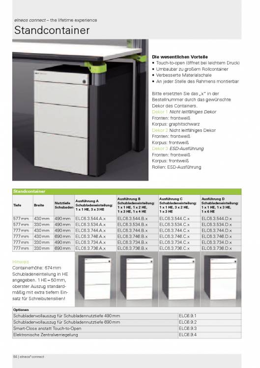 Catálogo ELNEOS CONNECT Bancos de trabajo 85