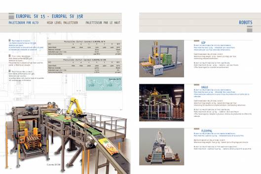 ELOCOM. Paletizadoras de sacos 6