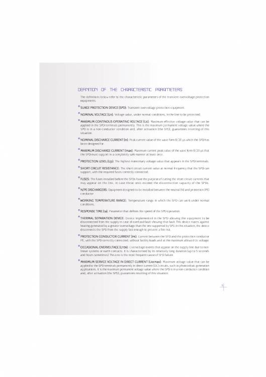 Equipments for protection against transient overvoltage up FANOX 5