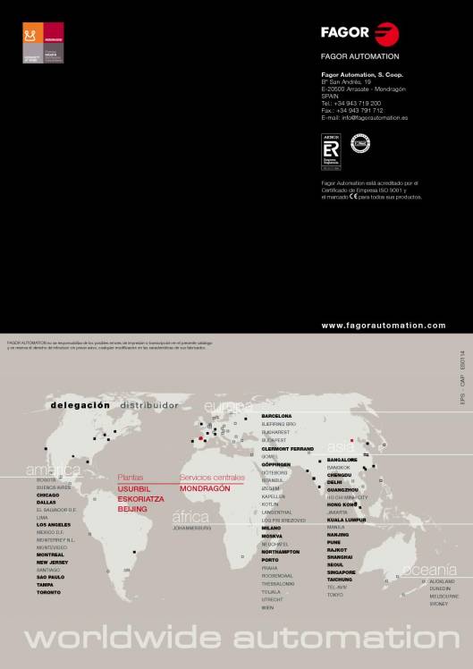FAGOR AUTOMATION. Encoders lineales y angulares 7