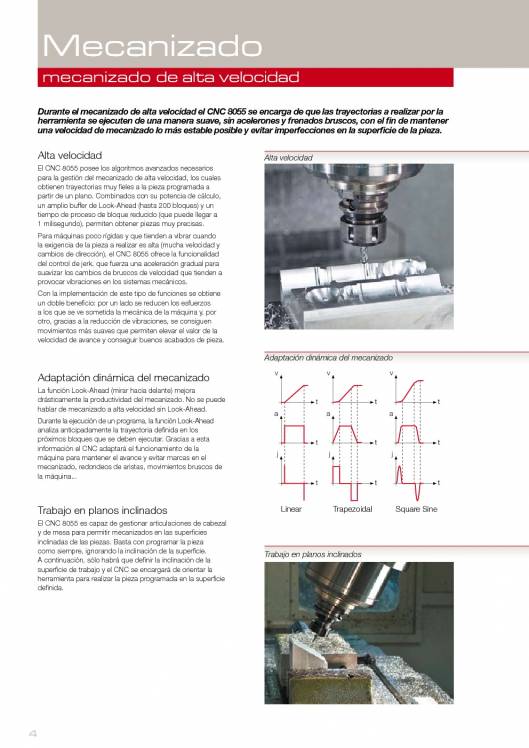 FAGOR CNC 8055. Control numérico CNC 4