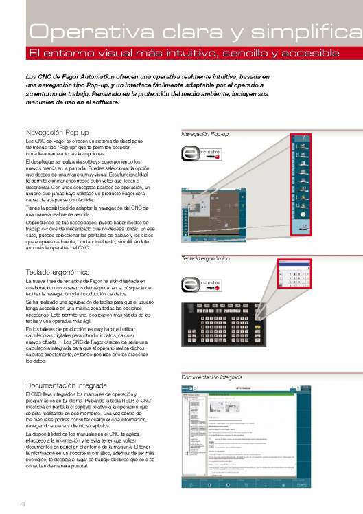 FAGOR CNC 8060 8065. Control numérico CNC 4