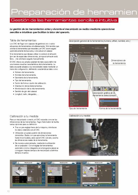 FAGOR CNC 8060 8065. Control numérico CNC 6