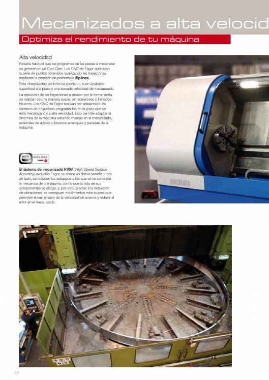 FAGOR CNC 8060 8065. Control numérico CNC 8