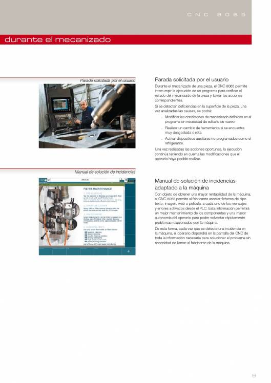 FAGOR CNC 8065. Control numérico CNC 9