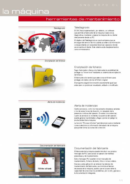 FAGOR CNC 8070 OL. Control numérico CNC 11