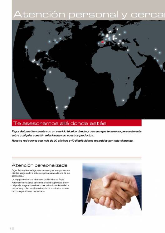 FAGOR CNC 8070 OL. Control numérico CNC 12