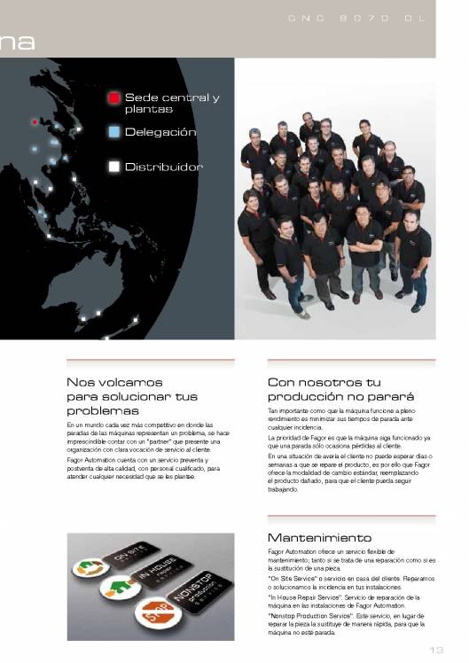 FAGOR CNC 8070 OL. Control numérico CNC 13