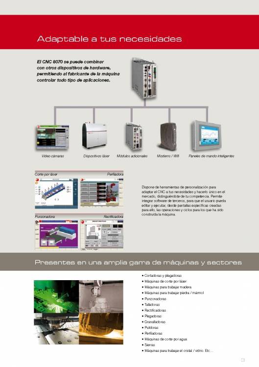 FAGOR CNC 8070 OL. Control numérico CNC 3