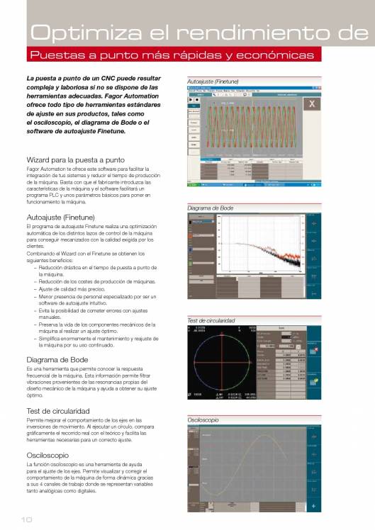 FAGOR CNC 8070 OL. Control numérico CNC 10