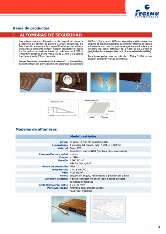 Fegemu Automatismos. Alfombras y parachoques de seguridad 3
