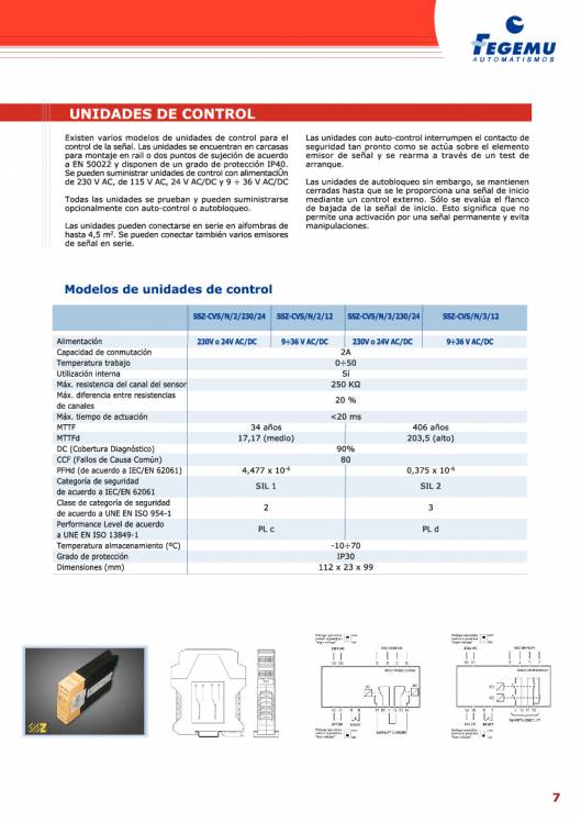 Fegemu Automatismos. Alfombras y parachoques de seguridad 7