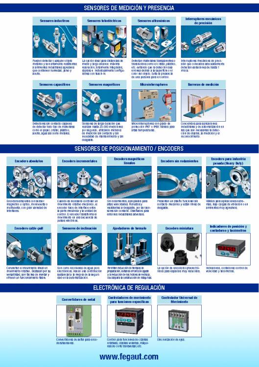 Fegemu Automatismos. Gama de productos 3