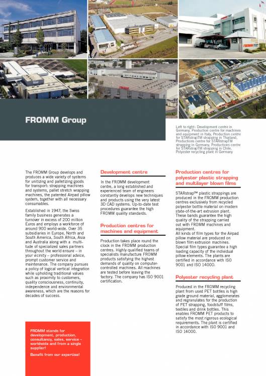 FROMM AP100. Air cushion protective packaging machine. 4