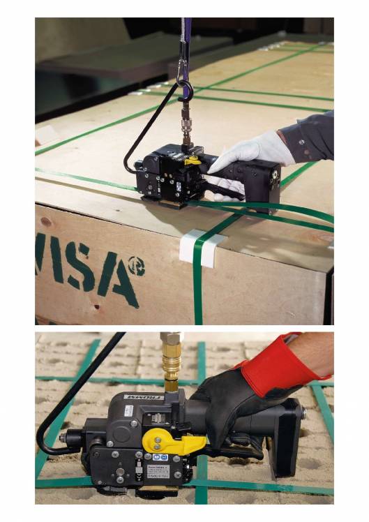 FROMM PH 355-356. Pneumatic strapping tool for plastic straps. 3
