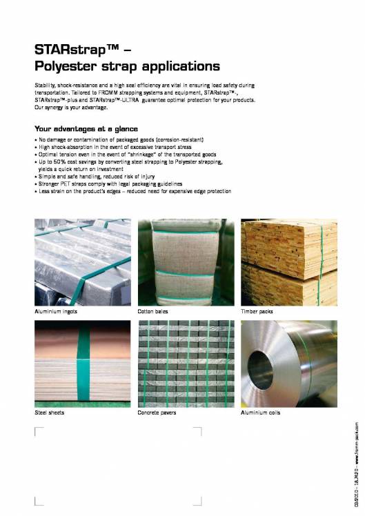 FROMM PH 355-356. Pneumatic strapping tool for plastic straps. 4