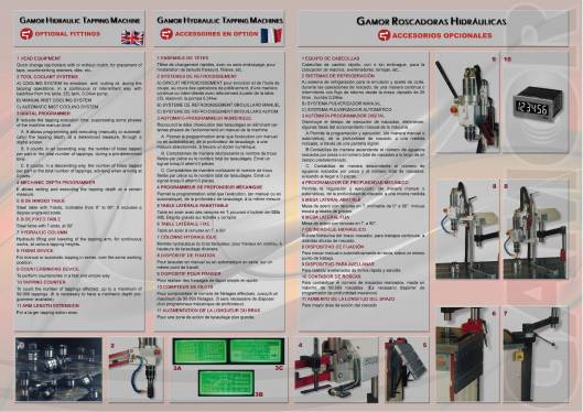 Catálogo de roscadoras hidráulicas GAMOR 14