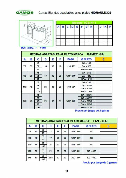 GAMOR. Soluciones de amarre 16