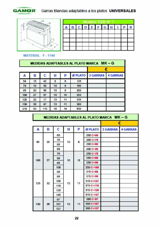GAMOR. Soluciones de amarre 27