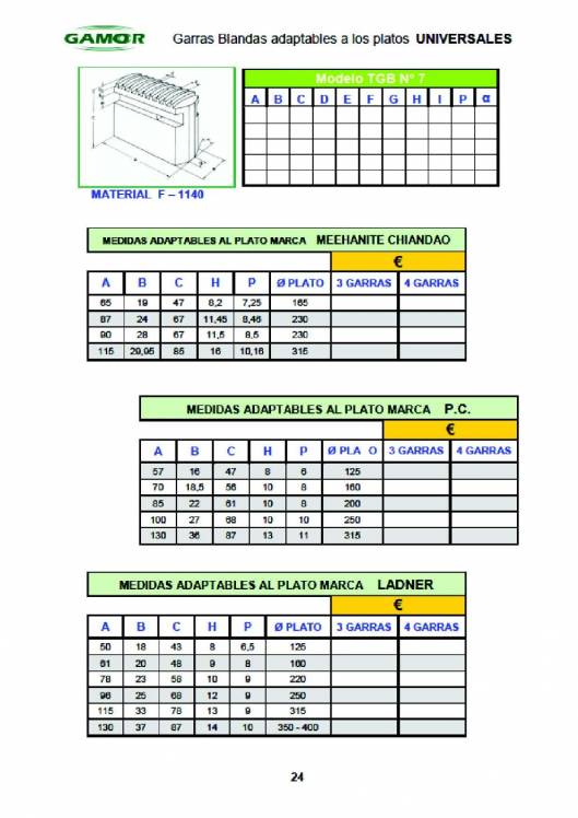 GAMOR. Soluciones de amarre 29