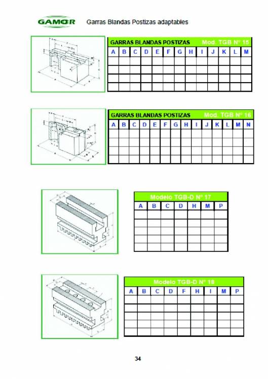 GAMOR. Soluciones de amarre 39