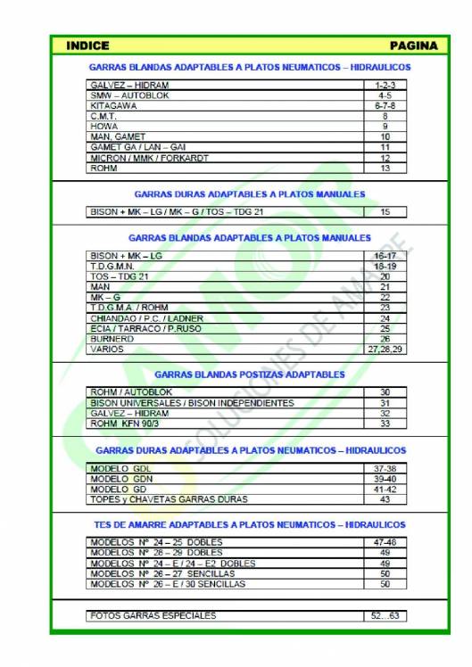 GAMOR. Soluciones de amarre 5