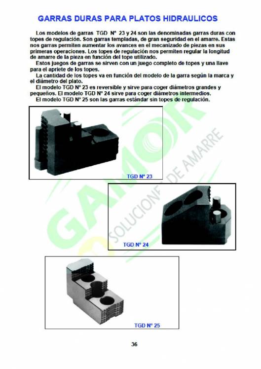 GAMOR. Soluciones de amarre 42
