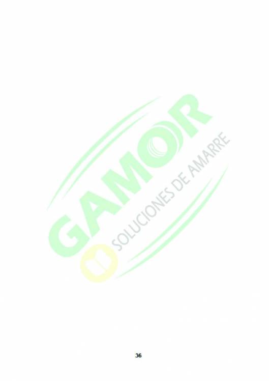 GAMOR. Soluciones de amarre 43