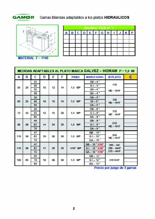 GAMOR. Soluciones de amarre 7