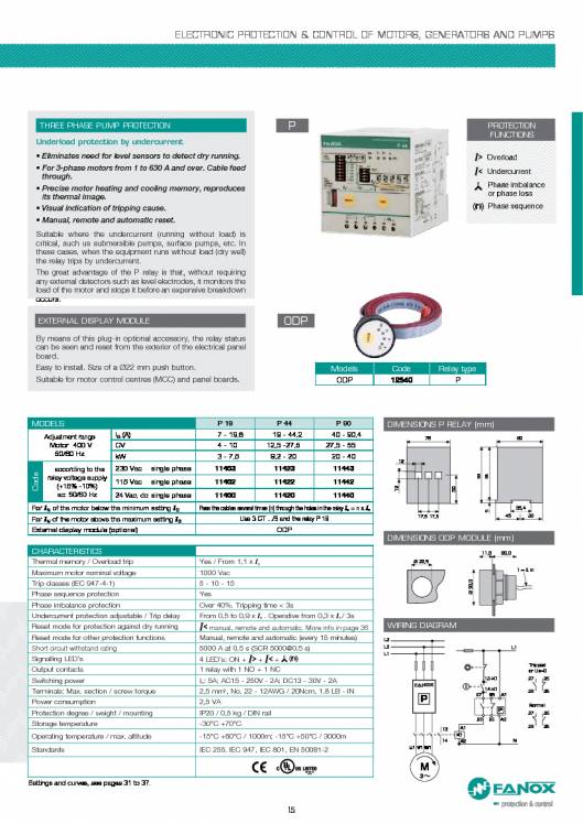 General Catalogue Low Voltage FANOX 15