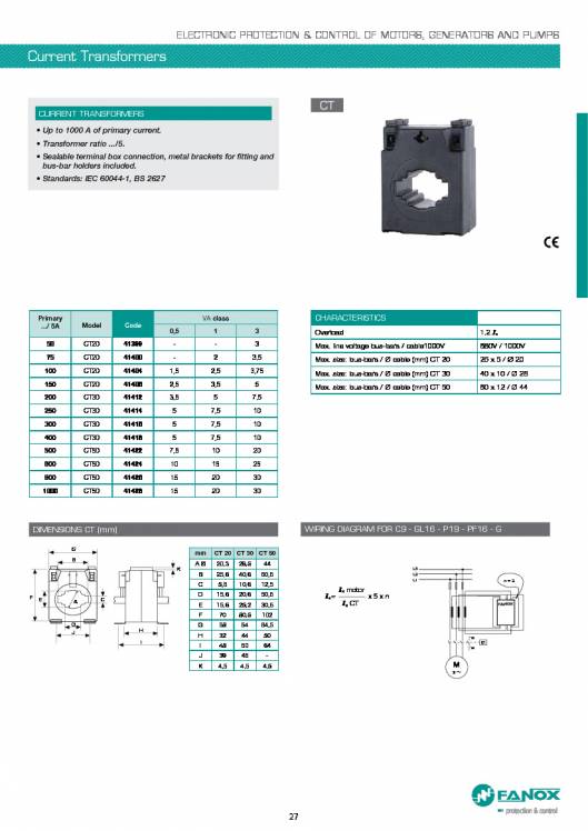 General Catalogue Low Voltage FANOX 27