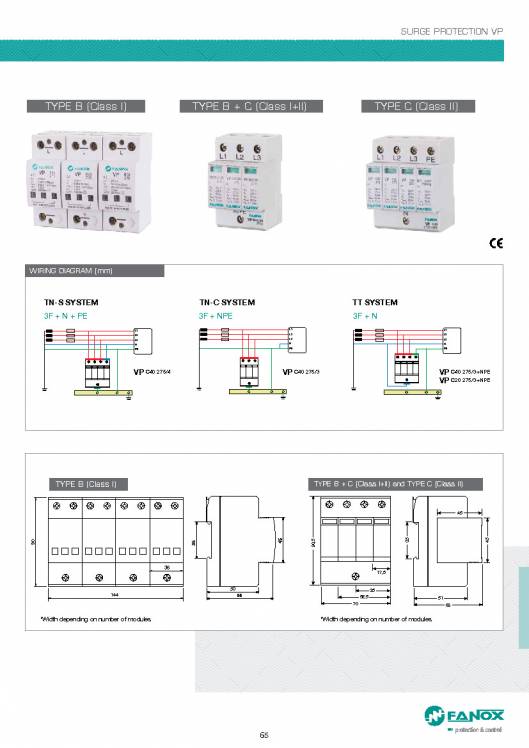 General Catalogue Low Voltage FANOX 65